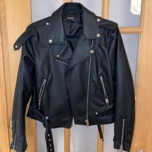Black zara Moto jacket